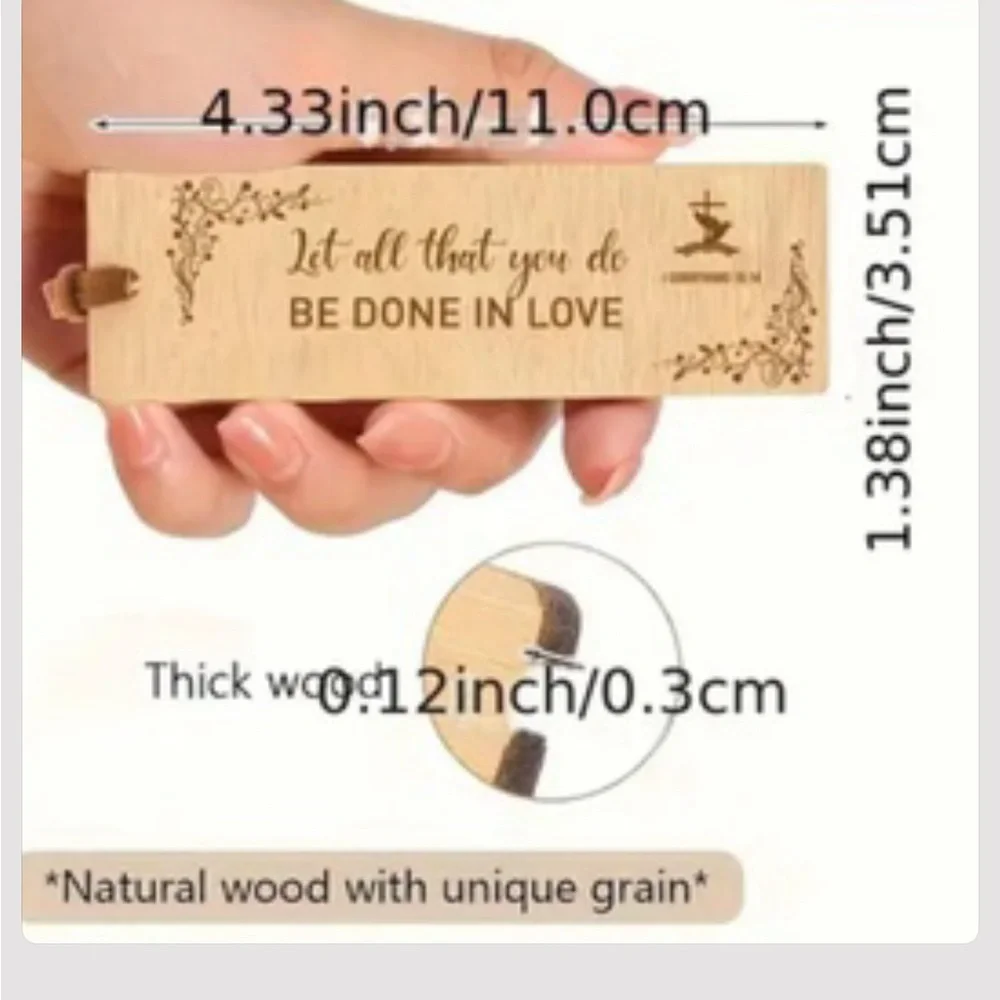 10 Gift Set-Christian scripture notepad,bamboo pen & bamboo bookmark. Gift Sets